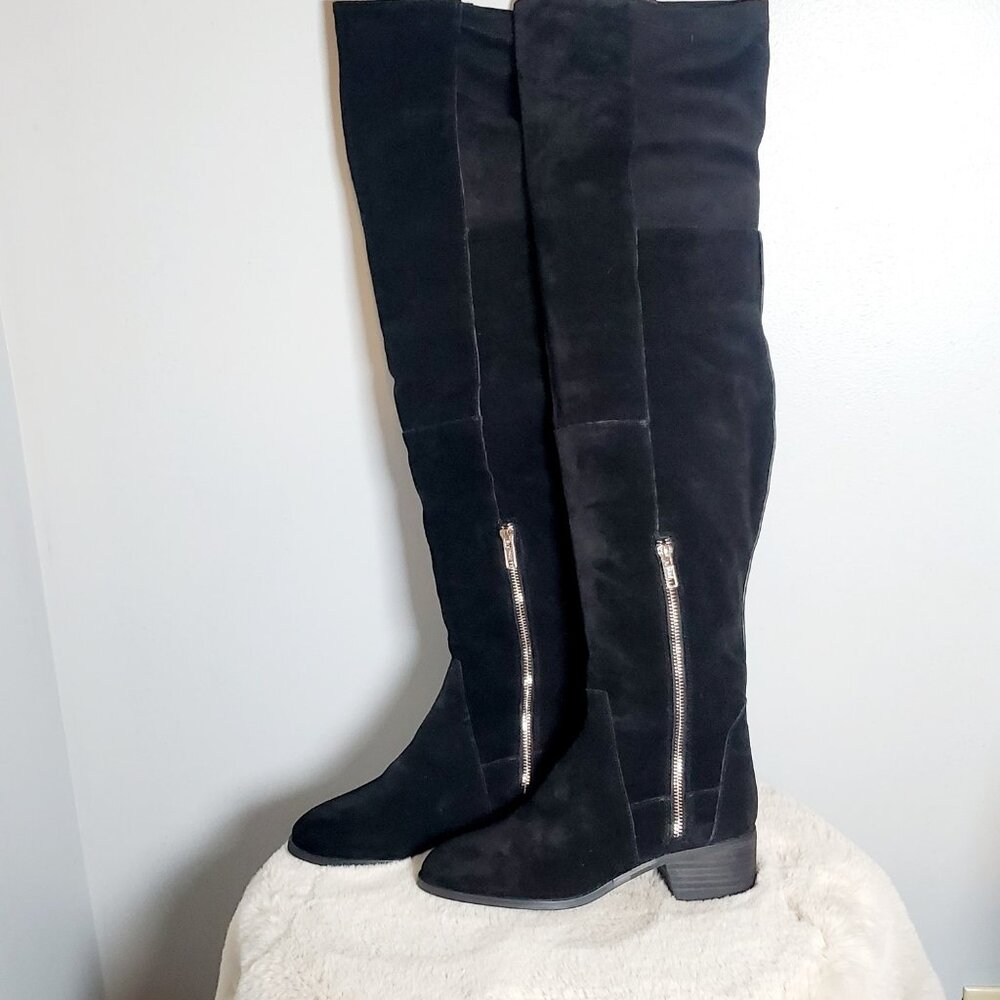 Free People Suede Everly Tall Boots - Picture 2 of 7